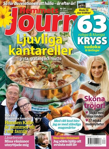 Hemmets Journal – 13 augusti 2020 Cover