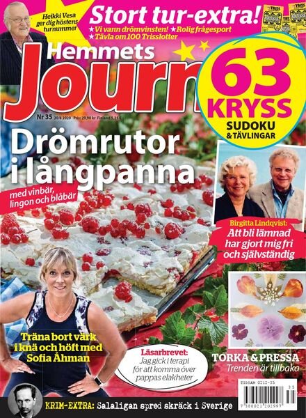 Hemmets Journal – 20 augusti 2020 Cover