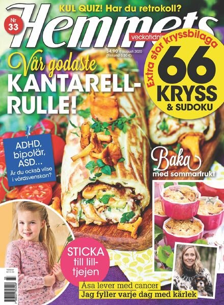 Hemmets Veckotidning – 04 augusti 2020 Cover