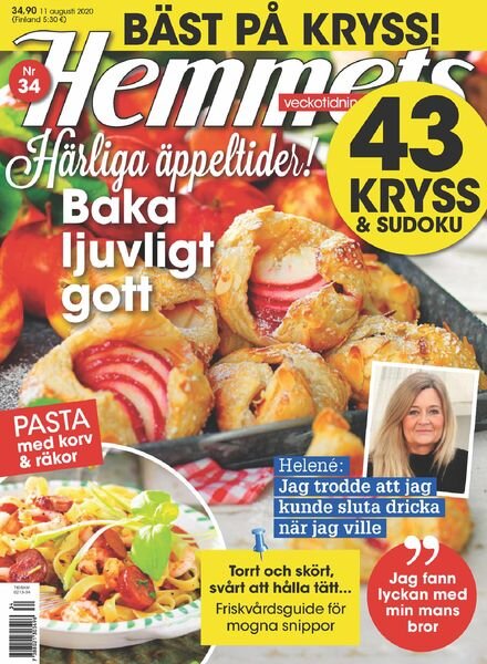 Hemmets Veckotidning – 11 augusti 2020 Cover