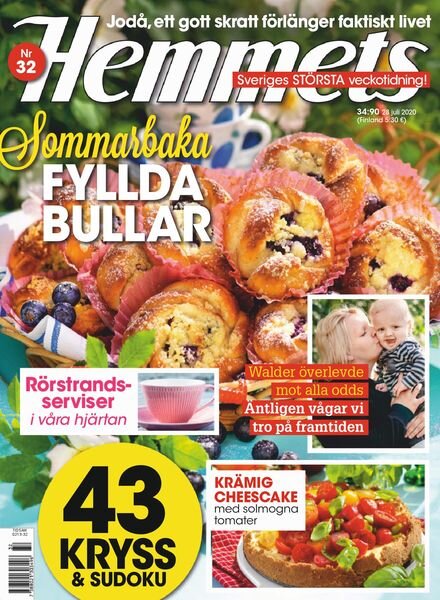 Hemmets Veckotidning – 18 juli 2020 Cover