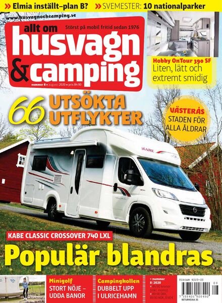 Husvagn & Camping – augusti 2020 Cover
