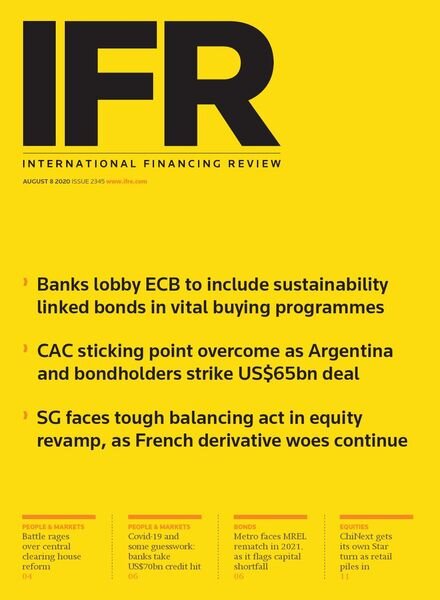 IFR Magazine – August 08, 2020 Cover