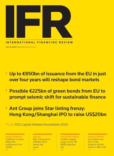 IFR Magazine – July 25, 2020 Cover