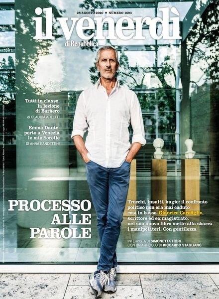 Il Venerdi di Repubblica – 28 Agosto 2020 Cover