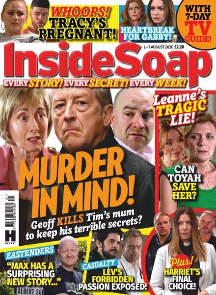 Inside Soap UK – 01 August 2020 Cover