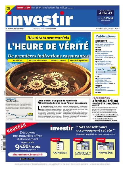 Investir – 25 Juillet 2020 Cover