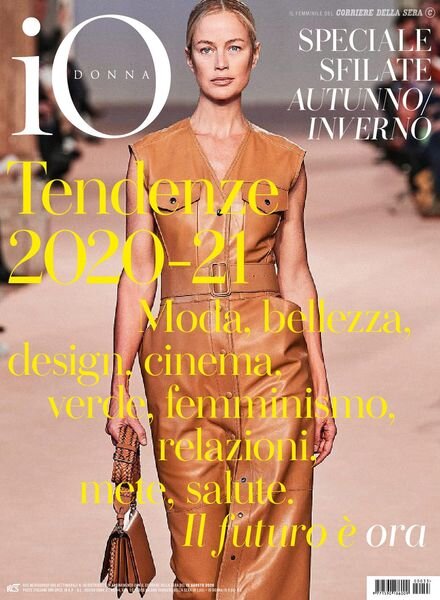 Io Donna del Corriere della Sera – 15 agosto 2020 Cover