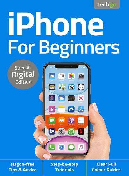 iPhone For Beginners – August 2020 Cover