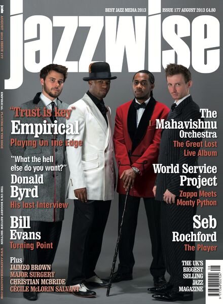 Jazzwise Magazine – August 2013 Cover