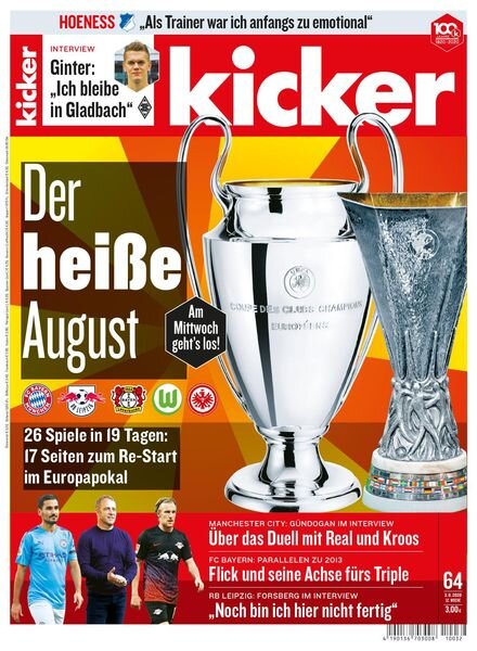 Kicker – 03 August 2020 Cover