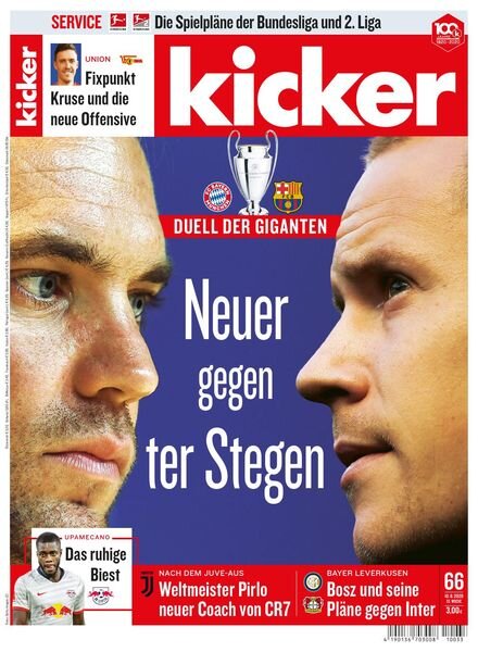 Kicker – 10 August 2020 Cover