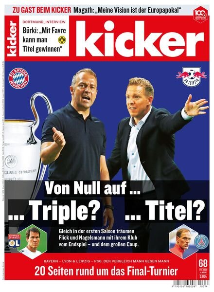 Kicker – 17 August 2020 Cover