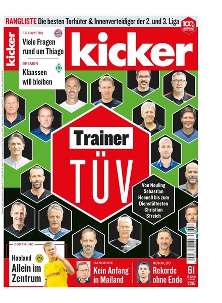 Kicker – 23 Juli 2020 Cover
