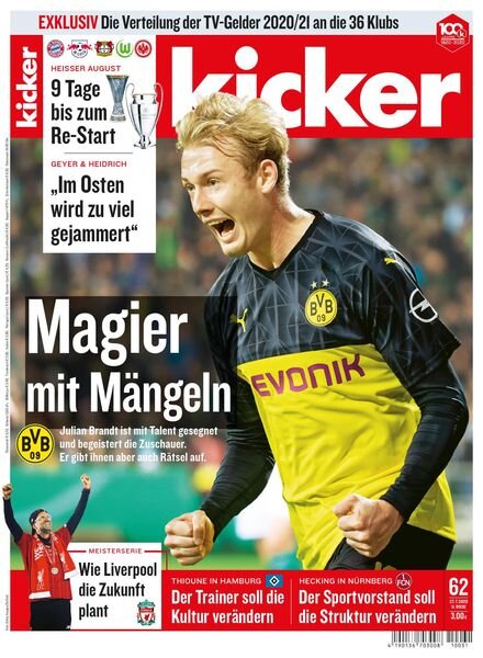 Kicker – 27 Juli 2020 Cover