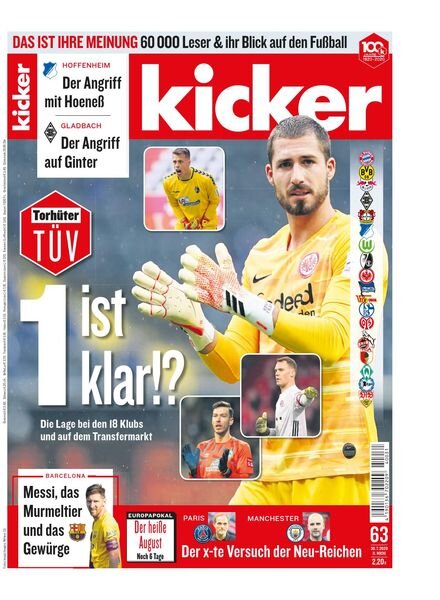 Kicker – 30 Juli 2020 Cover