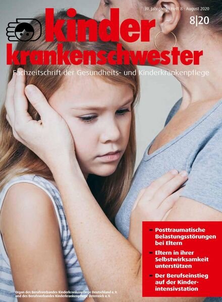 Kinderkrankenschwester – August 2020 Cover