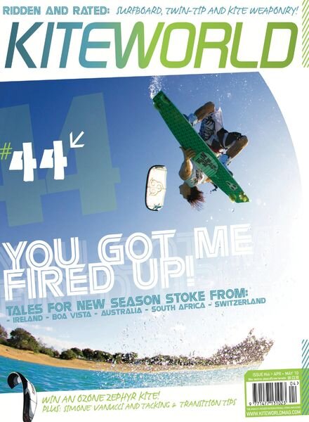 Kite World – April – May 2010 Cover