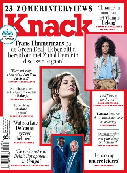 Knack Belgium – 15 Juli 2020 Cover