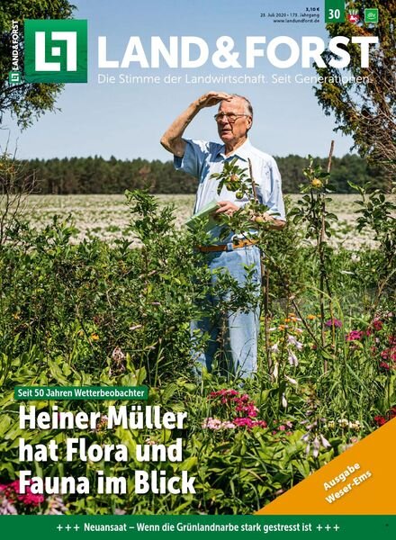 Land & Forst Weser Ems – 21 Juli 2020 Cover