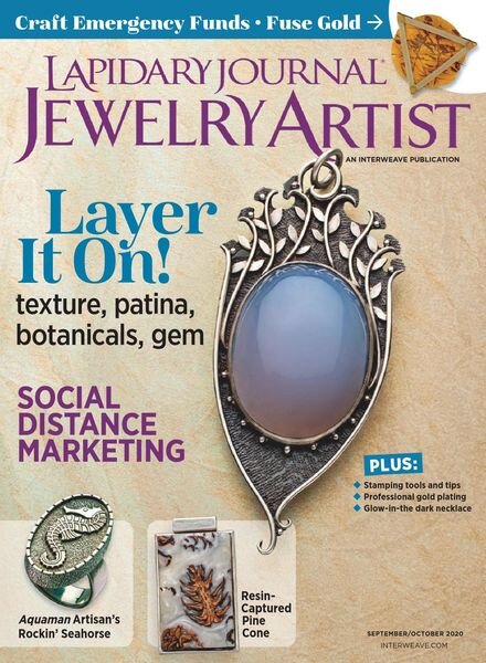 Lapidary Journal Jewelry Artist – September 2020 Cover