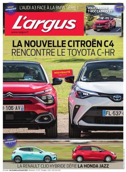 L’Argus – 23 Juillet 2020 Cover