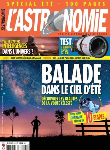 L’Astronomie – Juillet-Aout 2020 Cover