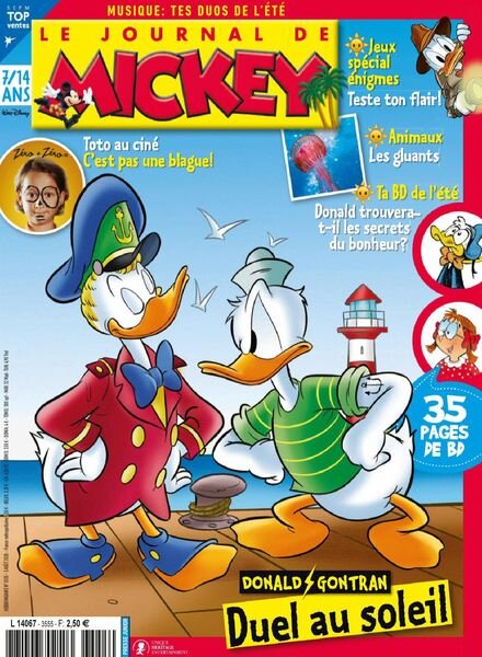 Le Journal de Mickey – 05 aout 2020 Cover