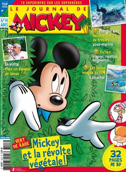 Le Journal de Mickey – 22 juillet 2020 Cover