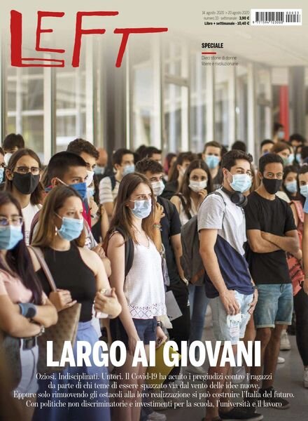 Left – 14 Agosto 2020 Cover