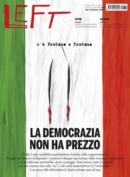 Left – 21 Agosto 2020 Cover