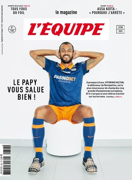 L’Equipe Magazine – 22 Aout 2020 Cover