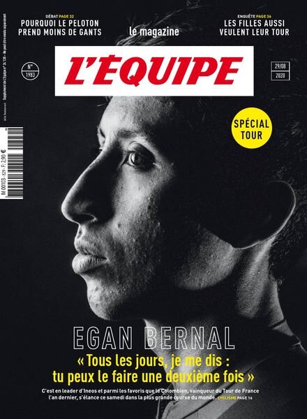 L’Equipe Magazine – 29 Aout 2020 Cover