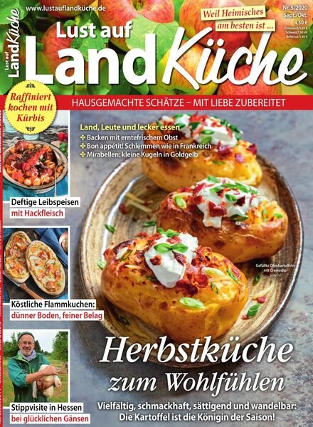 Lust auf LandKuche – September-Oktober 2020 Cover