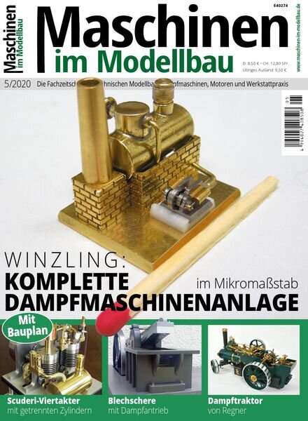 Maschinen im Modellbau – August 2020 Cover