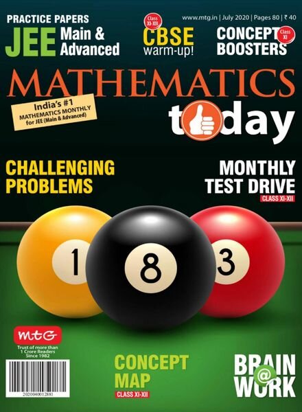 Mathematics Today – July 2020 Cover