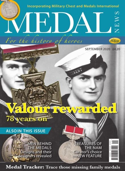 Medal News – September 2020 Cover