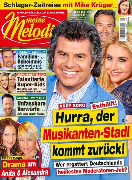 Meine Melodie – 16 Juli 2020 Cover
