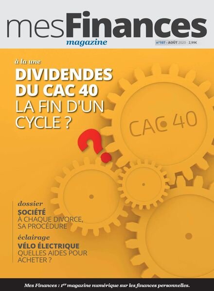 Mes Finances – Aout 2020 Cover