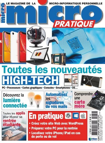 Micro Pratique – septembre 2020 Cover
