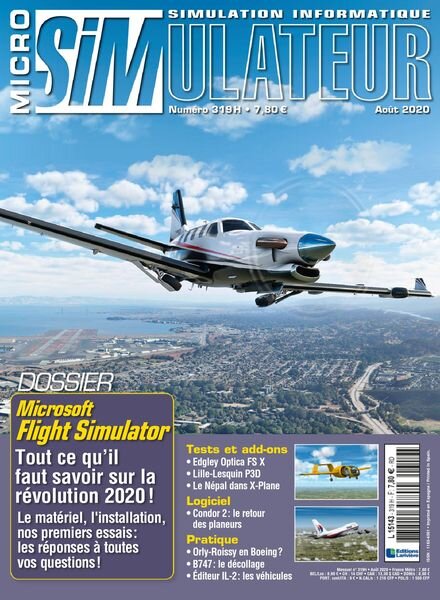 Micro Simulateur – aout 2020 Cover