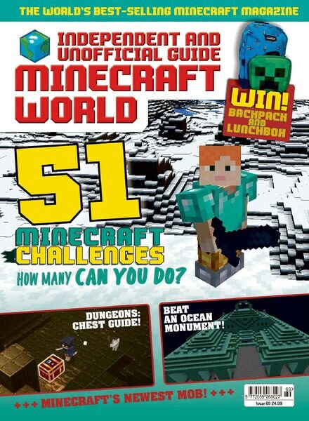 Minecraft World Magazine – August 2020 Cover