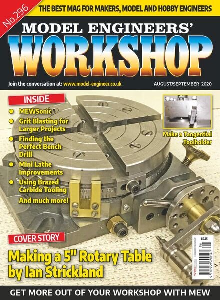 Model Engineers’ Workshop Magazine – August-September 2020 Cover