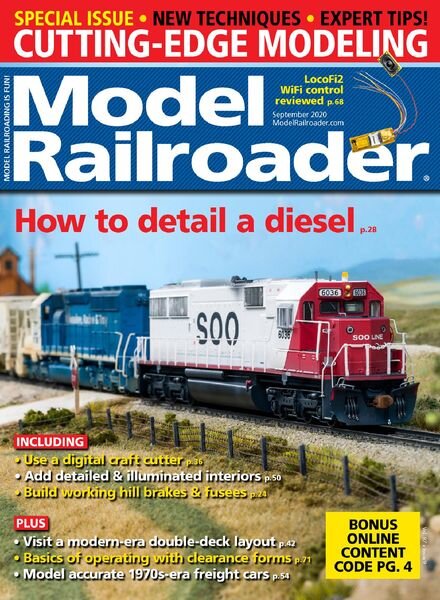 Model Railroader – September 2020 Cover