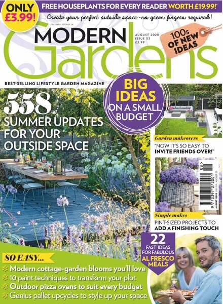 Modern Gardens – August 2020 Cover