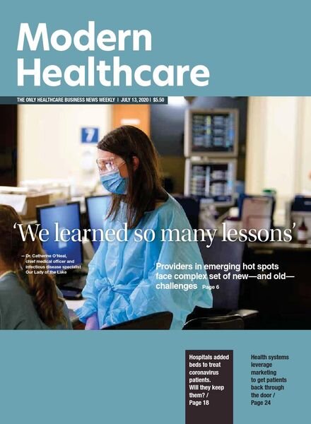 Modern Healthcare – July 13, 2020 Cover