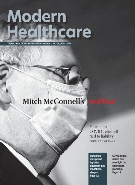 Modern Healthcare – July 20, 2020 Cover