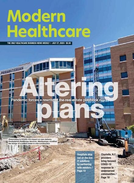 Modern Healthcare – July 27, 2020 Cover