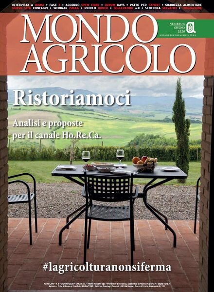 Mondo Agricolo – Giugno 2020 Cover