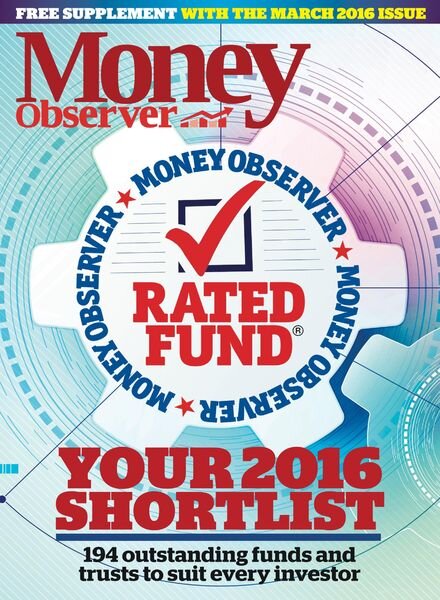 Money Observer – 2016 Shortlist Supplement Cover